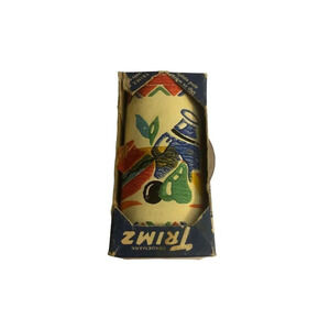 VINTAGE Trimz 1940's Mexican Bright Colorful Fruit & Pottery Pre-Pasted Border